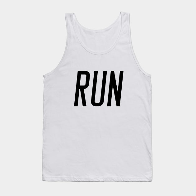 Just Run Tank Top by Catchy Phase